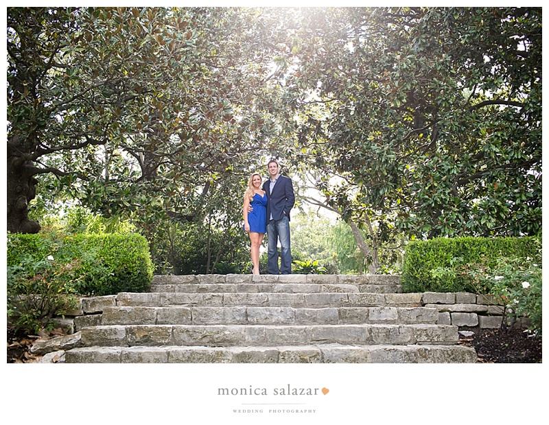 dallas engagement photos at dallas arboretum botanical gardens